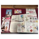 Cinderella apron, pattern, sewing stencils and