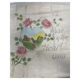 Old Ohio painted cloth