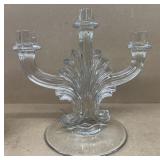 Fostoria Triple Candelabra 9 1/2"