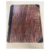 Antique ledger book unused 12 1/2 x 10"