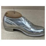 Metal shoe antique pincushion