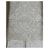 Antique lace mats crocheted life material
