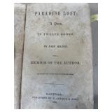 1856 Paradise Lost Milton, 12 engravings