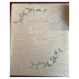 Early baby days, book unused
