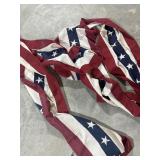 Red white and blue patriotic banner