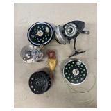Fishing reels and wood wooden lure