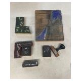 American crayon company, wooden printing blocks