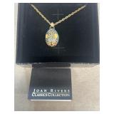 Joan Rivers egg necklace