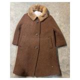 Ladies, brown coat size medium
