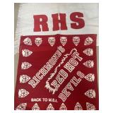 Richmond, Indiana high school, vintage scarf and