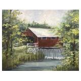 Covered Bridge painting
