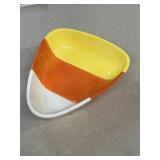 Candy corn candy dish