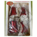 Handmade glass Christmas ornaments
