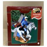 Lone Ranger Carlton cards, talking ornament