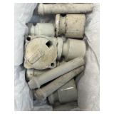 Electric insulators white