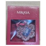 Mikasa snowflake crystal ornament