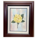 Kate Horn yellow rose painting