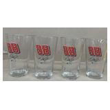 Dale Earnhardt glasses set of four