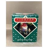 North Pole power and light Christmas ornament