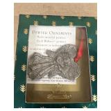 Pewter Christmas angel ornament