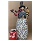 HUGE Jim SHORE Snowman, 2007, signed