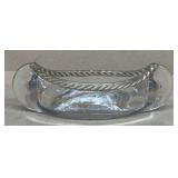 Richmond, Indiana souvenir glass canoe vintage