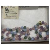 Lee Sands fashion beaded multicolor necklace