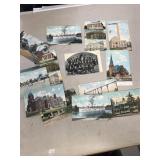 1900s Michigan city postcards