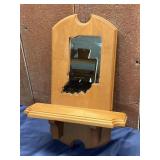 Indiana state mirror and shelf