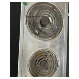 Electric stove, two burners