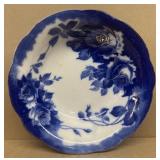 Flow blue bowl