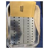 Rotisserie broiling pan