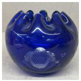 Bohemian Cut Rose Bowl