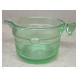 Uranium  glass measuring cup