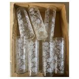 Ice tea, decorative glasses