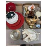 Plates and miscellaneous glassware