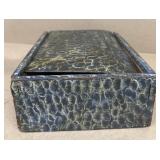 Early Knife Box, Sponge Decorated