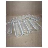 Glass corn cob holders