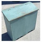 Painted Meal Bin, 2 compartment