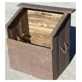 Primative Firewood Box, painted