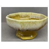 Mid-century glazed, yellow vase