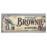 BROWNIE Soda Advertising Sign