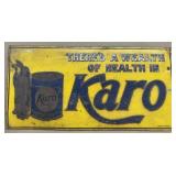 KARO Corn Syrup Advertising Sign