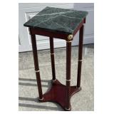Marble top Square entryway table