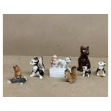 Skunk and other animal figurines