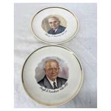 President, Eisenhower and Truman collector plates
