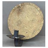 Tin Candle Sconce w/ Reflector