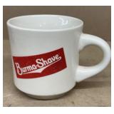 BURMA shave, coffee mug