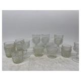 Clear glass pattern lot