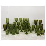 1960s Whitehall Olive green glasses